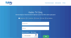 Desktop Screenshot of online.turksatkablo.com.tr